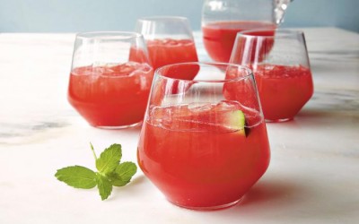 Watermelon-Strawberry Lime Cooler