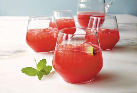 Watermelon-Strawberry Lime Cooler