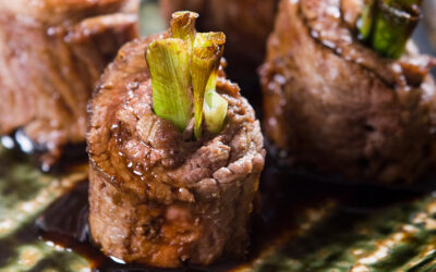 Beef and Scallion Rolls