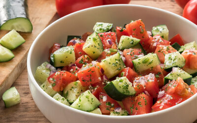 Mediterranean Cucumber Tomato Salad