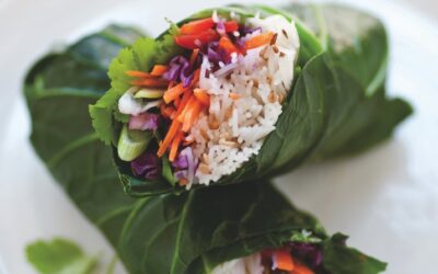 Asian Collard Wraps
