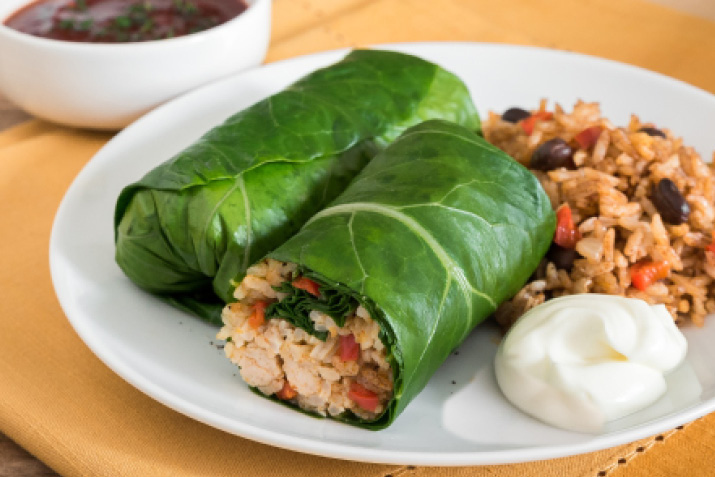 Stuffed Collard Greens