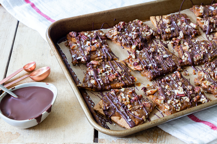 Salted Toffee Chocolate Bars
