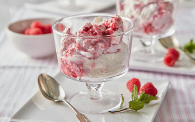 White Chocolate Raspberry Mousse