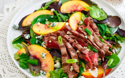 Nectarine Steak Salad