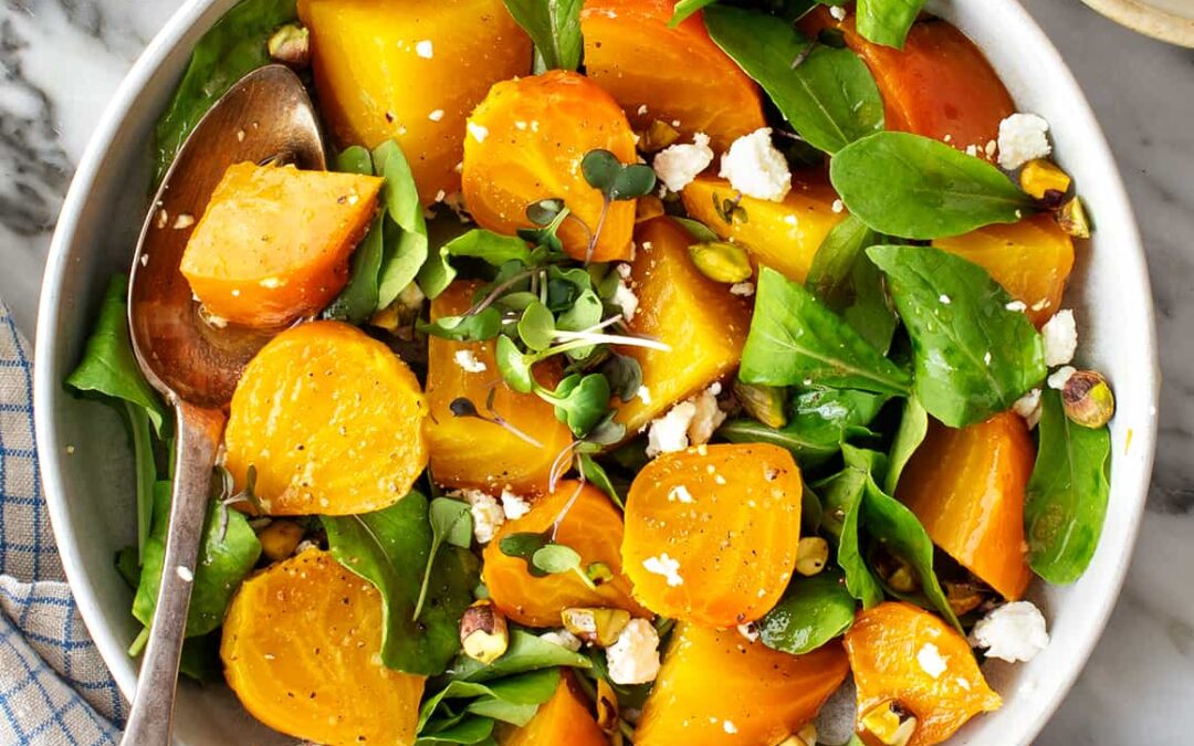 Roasted Golden Beets