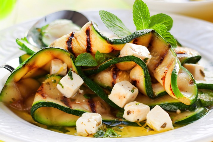 Grilled Marinated Zucchini