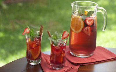 Red Sangria with Strawberries