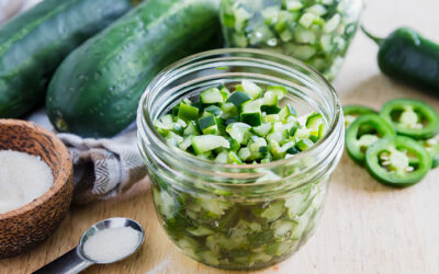 Sweet and Spicy Refrigerator Pickle Relish