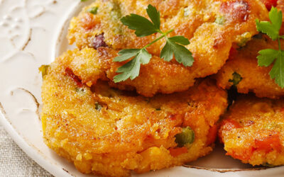 Corn Cakes with Avocado