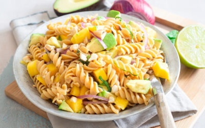 Mango Avocado Pasta Salad