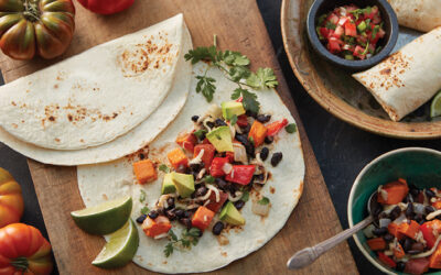 Black Bean and Sweet Potato Burritos