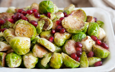 Brussels Sprouts with Pomegranate Glaze