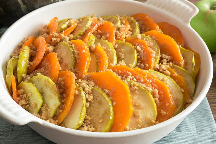 Winter Squash and Apple Bake