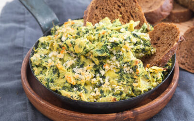 Creamy Artichoke-Spinach Dip