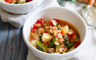 Sausage, Kale and Potato Soup
