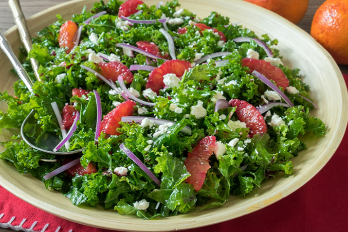 Kale and Blood Orange Salad