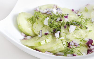 Marinated Greek Cucumber Salad