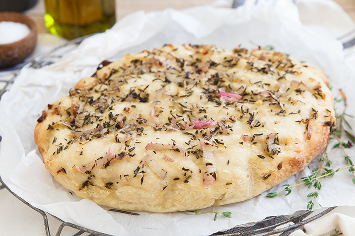 Slow-Cooker Onion-Herb Focaccia