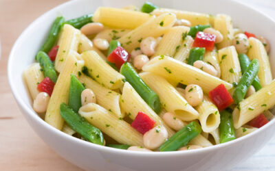 Penne with Green Beans and Pesto