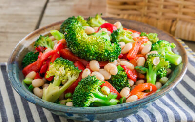 White Bean and Broccoli Salad
