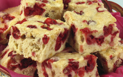 Cranberry Orange Walnut Bars