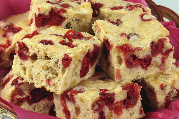 Cranberry Orange Walnut Bars