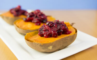 Maple-Cranberry Sweet Potatoes
