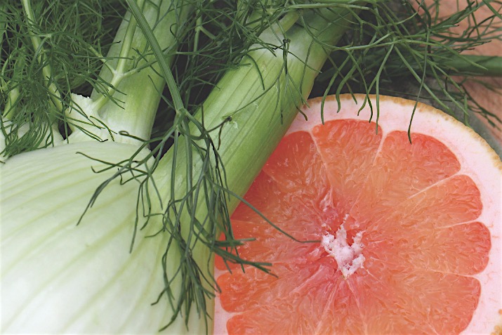 Pacific Halibut with Fennel and Grapefruit Salad