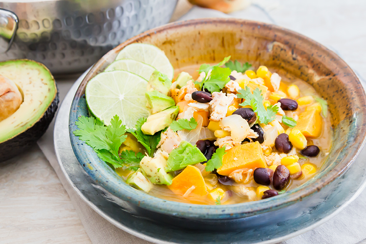 Chipotle Lime Chicken and Veggie Soup