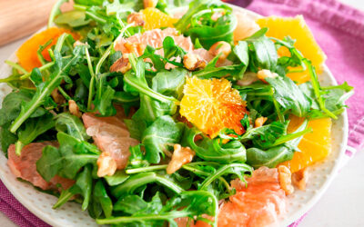Citrus and Arugula Salad with Balsamic Dressing