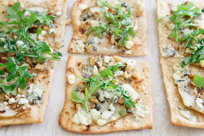 Pear and Blue Cheese Flatbread