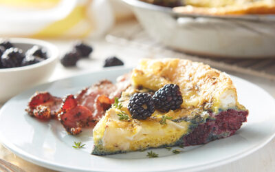 Blackberry and Brie Frittata
