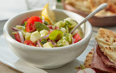 Cucumber, Tomato and Onion Salad