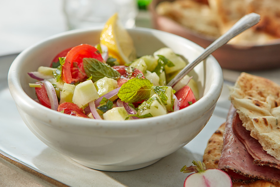 Cucumber, Tomato and Onion Salad