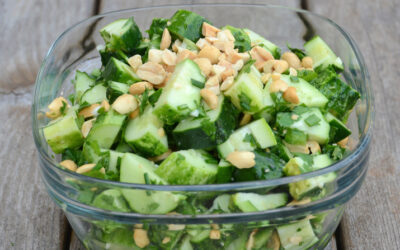 Thai Cucumber Salad with Peanuts