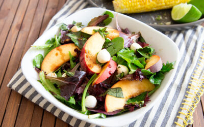 Balsamic Peach Salad