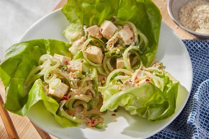 Cold Sesame Cucumber Noodles
