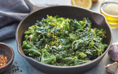 Sauteed Kale with Garlic and Lemon