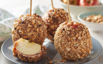 Peanut Butter Candy Apples