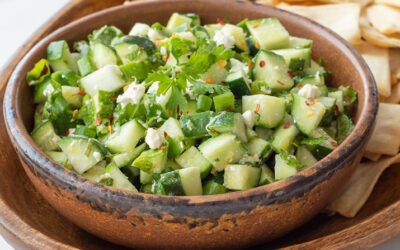 Cucumber Salsa with Feta