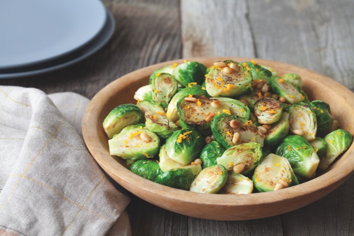 Orange-Glazed Brussels Sprouts