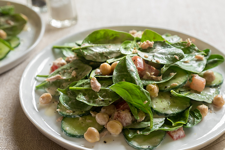 Soy-Ginger Dinner Salad with Tuna