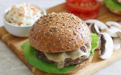 Mushroom Swiss Burgers