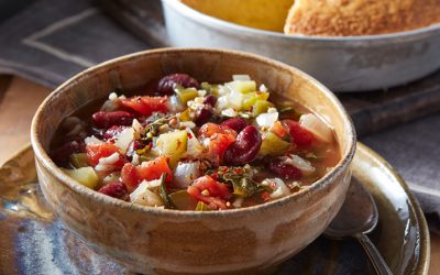 Red Beans & Rice Soup with Collards