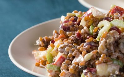 Wheatberry and Apple Salad