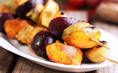 Grilled Fruit Kebabs