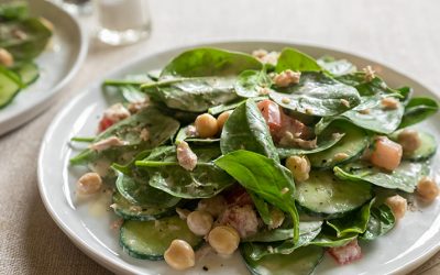 Soy-Ginger Dinner Salad with Tuna